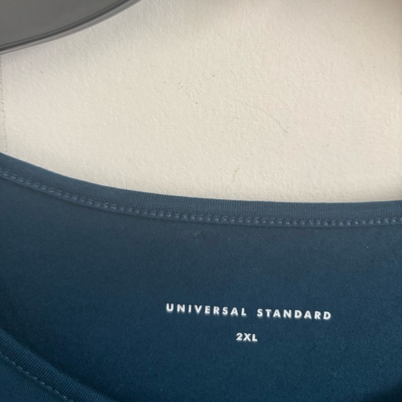 Universal Standard Tee Shirt Women’s 2X Boxy Relaxed Fit Blue Loungewear Casual - Picture 3 of 7